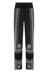 Pinko Pantalon À Imprimé Bandana Ample Et Léger