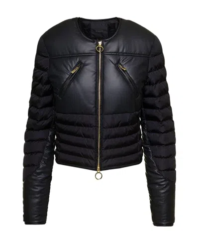 Pinko Spliced Casual Jacket In Black