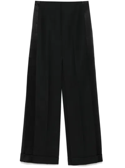 Pinko Split Maxi Skirt In Black