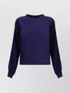 Pinko Knit Crewneck Sweatshirt With Embossed Logo