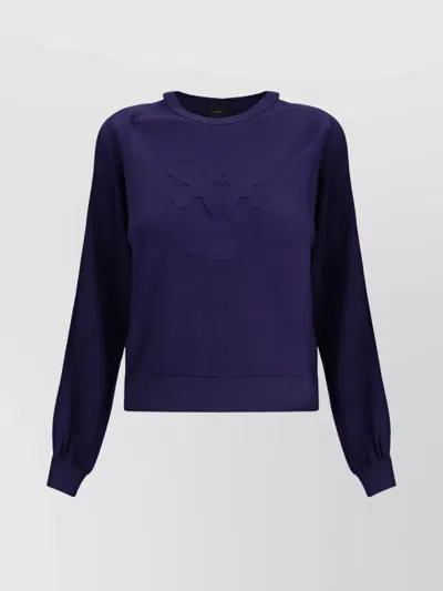 PINKO SPORTY ACCENT LOGO SWEATER