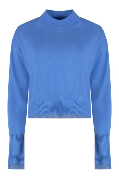 PINKO PINKO SPUMA WOOL AND CASHMERE SWEATER