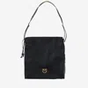 Pinko Square Leather Bag With Logo