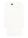 Pinko Mini Dress With Square Neckline In White