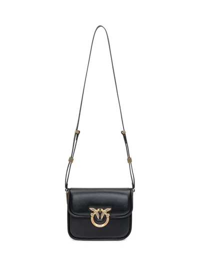 Pinko Square Shoulder Handbag In Black