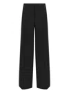 Pinko Trousers Blacks And Greys In Black