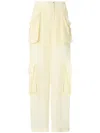 Pinko Sottocasa Trousers Made Of Polyester. In Nude