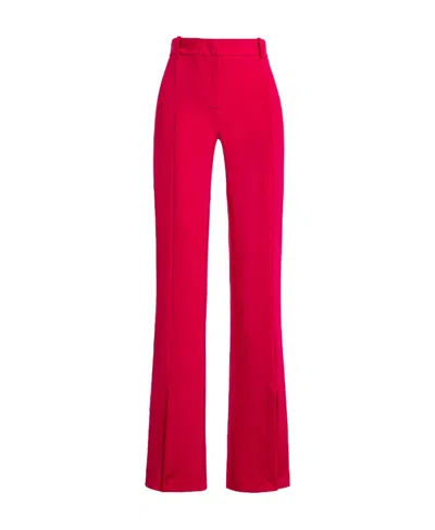 Pinko Straight Casual Pants In Red