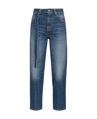 Pinko Straight Jeans In Blue