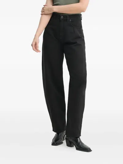 Pinko Straight-leg Jeans In Black