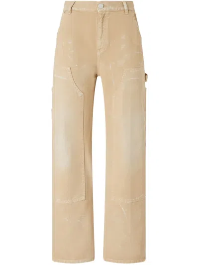 Pinko Straight-leg Jeans In Neutrals