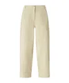 Pinko Soft-touch Cotton Balloon Trousers In Neutral