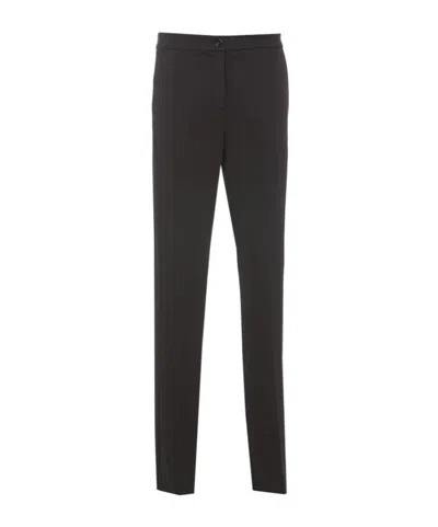 Pinko Straight-leg Slim-fit Trousers In Black
