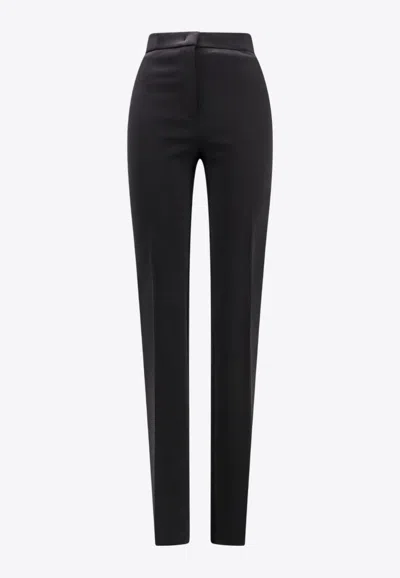 Pinko Straight-leg Tailored Pants In Black