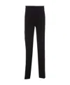 Pinko Creased Straight-leg Trousers In Black