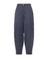 Pinko Belt Loop Casual Pants In Blue