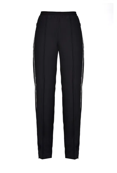 Pinko Straight Sweatpants In Black