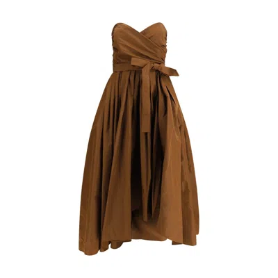 PINKO STRAPLESS LONG DRESS