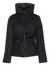 Pinko Strass-embellished High-neck Jacket In Black