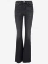 Pinko Stratch Cotton Blend Flared Jeans