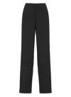 Pinko Stretch Fabric Palazzo Trousers In Black