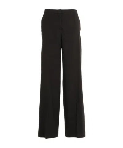 Pinko Stretch Pleated Trousers In Black