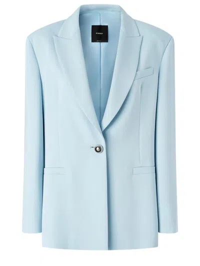 PINKO STRETCH VISCOSE SINGLE-BREASTED JACKET