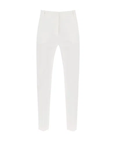 Pinko Stretched Cigarette Trousers In White