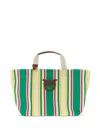 Pinko Canvas Medium Shoulder Bag In Green
