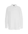 Pinko Striped Oversized Shirt In White