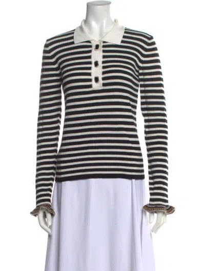 Pre-owned Pinko Striped Sweater In Multi