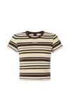 Pinko Striped T-shirt In Multi