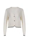 Pinko "stromboli" Cardigan In White