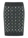 Pinko Strong Enough Skirt Muline And Fw25 In Black