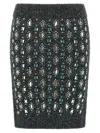 Pinko Strong Enough Skirt Muline And Fw25 In Multi