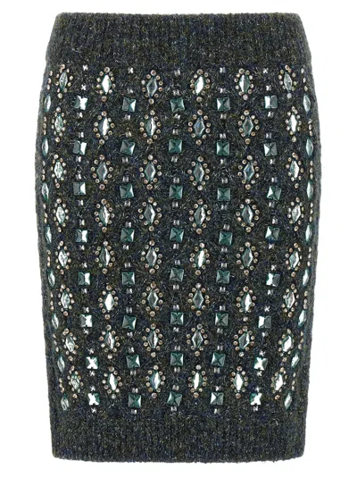 PINKO STRONG ENOUGH SKIRTS MULTICOLOR