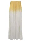 Pinko Strengthened Maxi Length Palazzo Trousers In Multicolor
