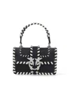 Pinko Structured Black Bag With Clean Lines In Black