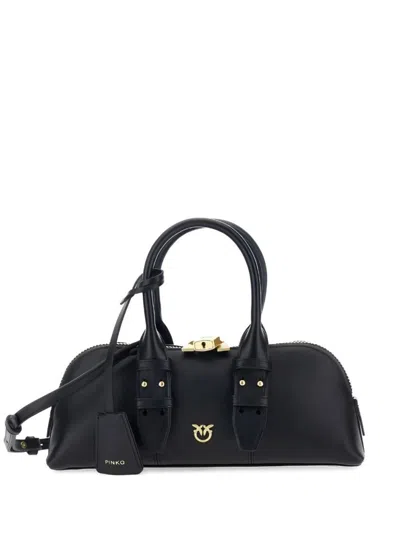 PINKO STRUCTURED BLACK MINIMALIST BAG WITH CLEAN LINES