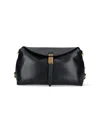 Pinko Structured Black Minimalist Bag With Clean Lines In Black