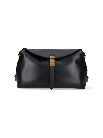 Pinko Structured Black Minimalist Bag With Clean Lines