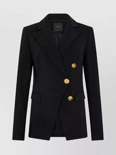 PINKO STRUCTURED BLAZER WITH LONG SLEEVES AND NOTCHED LAPELS