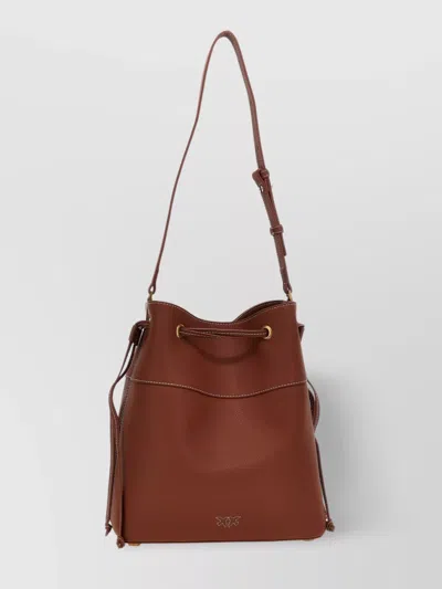 Pinko Structured Bucket Bag With Adjustable Strap
