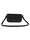 Pinko Structured Leather Belt Bag In Black