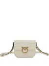 Pinko Structured Shoulder Bag With Gold-tone Bird Embellishments
