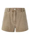 Pinko Stud-embellished Shorts In Multi