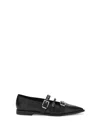 Pinko Studded Ballerinas In Black