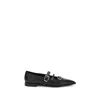 Pinko Studded Ballerinas In Black
