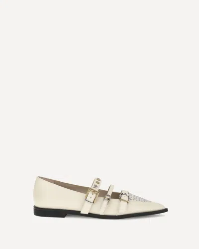 PINKO STUDDED BALLERINAS