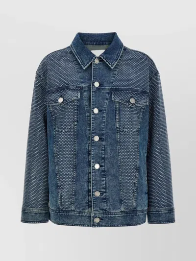 PINKO 'STUDDED DETAIL' DENIM JACKET